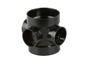 110mm Short Boss Pipe - Black