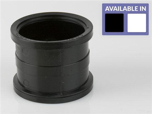 Soil Slip Connector 110mm - Black