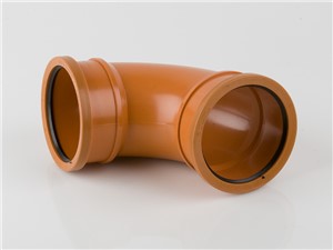 Underground Drainage Double Socket Bend 87.5Deg - 110mm