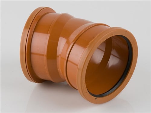 Underground Drainage Double Socket Bend 20Deg - 110mm