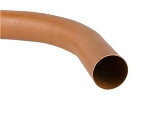 Underground Drainage Plain Ended Long Radius Bend 87.5Deg - 110mm