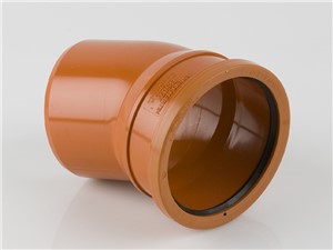 Underground Drainage Single Socket Bend 20Deg - 110mm