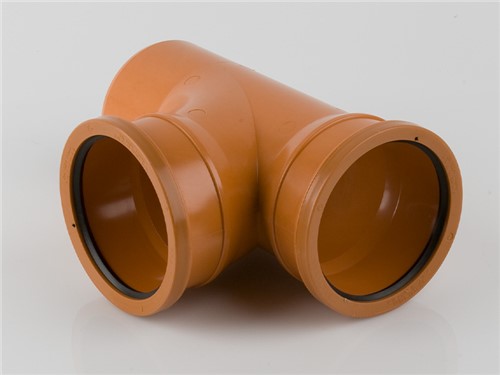 Underground Drainage Equal Double Socket Branch 87.5Deg - 110mm