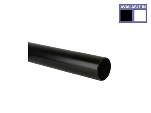 Solvent Waste Pipe MUPVC 32mm x 3m - Black