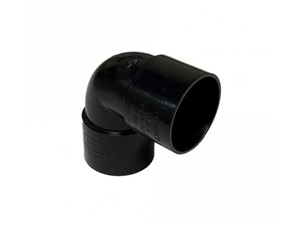 Solvent Waste Knuckle Bend 32mm x 90Deg - Black