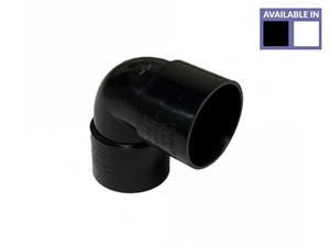 Solvent Waste Knuckle Bend 32mm x 90Deg - Black