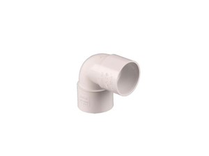 Solvent Waste Knuckle Bend 32mm x 90Deg - White