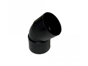 Solvent Waste Obtuse Bend 32mm x 45Deg - Black