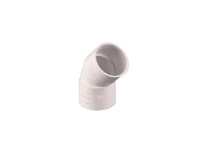 Solvent Waste Obtuse Bend 32mm x 45Deg - White