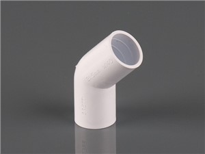 Overflow Waste Obtuse Bend 21.5mm x 135Deg White