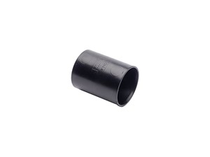 Solvent Waste Straight Coupling 40mm - Black