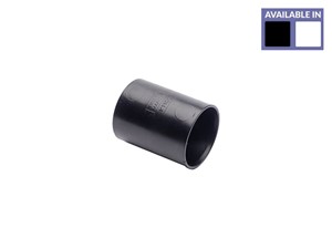 Solvent Waste Straight Coupling 40mm - Black