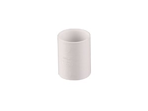 Solvent Waste Straight Coupling 40mm - White