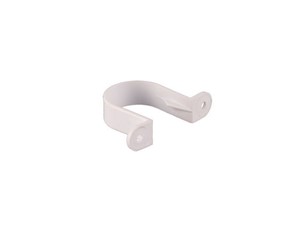 Solvent Waste Pipe Clip 40mm - White