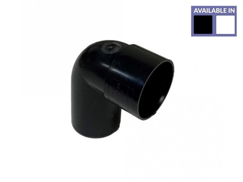 Solvent Waste Swivel Bend 40mmx92.5Deg - Black