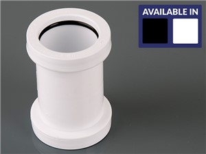 Push Fit Waste Straight Coupling 32mm [White]