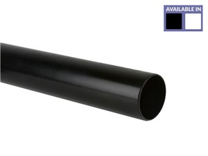 Push Fit Wastepipe 32mm x 3m - Black