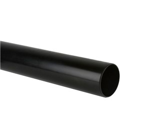 Push Fit Wastepipe 40mm x 3m - Black