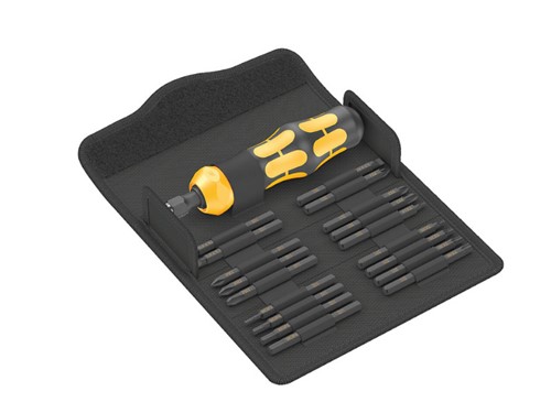 Wera Kraftform Kompakt 900 Impact Screwdriver and Bits Set 19 Piece