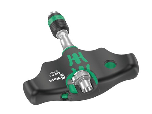 Wera 416 T Handle Bitholding Screwdriver with Ratchet
