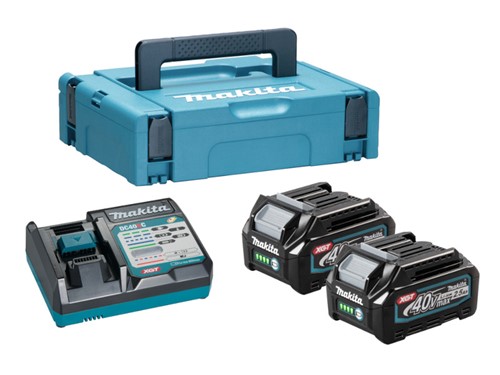 Makita XGT Power Source Kit - 2 x 2.5Ah Batteries and Charger