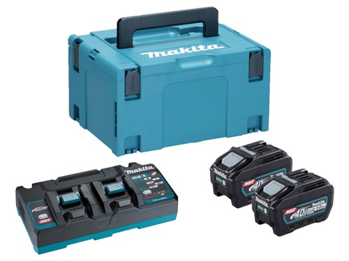 Makita XGT Power Source Kit - 2 x 5.0Ah Batteries and Charger