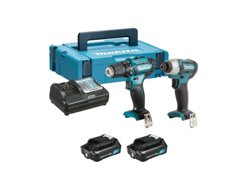 Makita 12v CXT Cordless Drill and Impact Driver Combi Kit