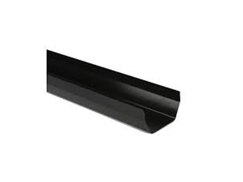 Square Gutter Length 114mm x 4m - Black