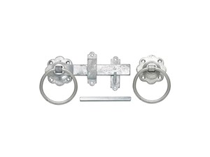 Perry No.1136 Plain Ring Handled Gate Latch Galv 150mm