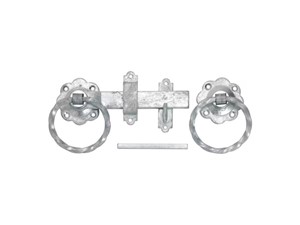 Perry No.1137 Twisted Ring Handled Gate Latch Galv 150mm