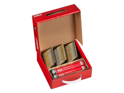 Senco 1st Fix Gas & Ring Stripnail Pack 3.1 x 75mm 2200 per Box
