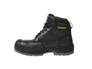 Apache Cranbrook Leather Boots Black Size UK 10