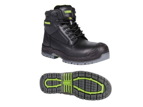 Apache Cranbrook Leather Boots Black Size UK 10
