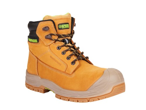 Apache Wheat Thompson Waterproof Safety Boots - Size 8