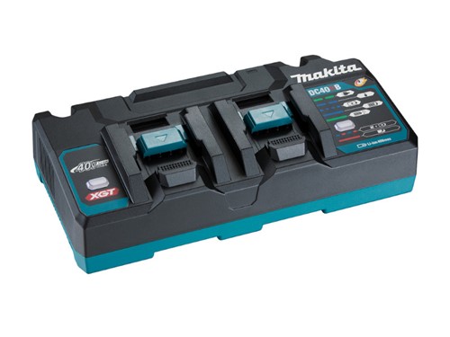 Makita Battery Charger Twin Port 40v XGT