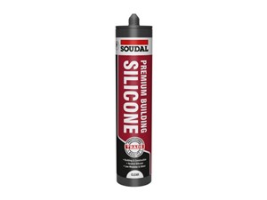 Soudal Premium Building Silicone Neutral Cure 290ml Clear