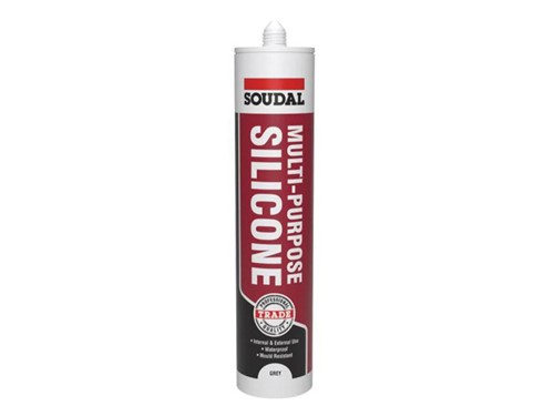 Soudal Trade Multi Purpose Silicone 270ml Grey