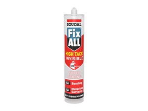 Soudal Fix All High Tack Invisible Adhesive 290ml