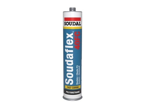Soudal Soudaflex 40FC PU Sealant Adhesive 310ml Grey