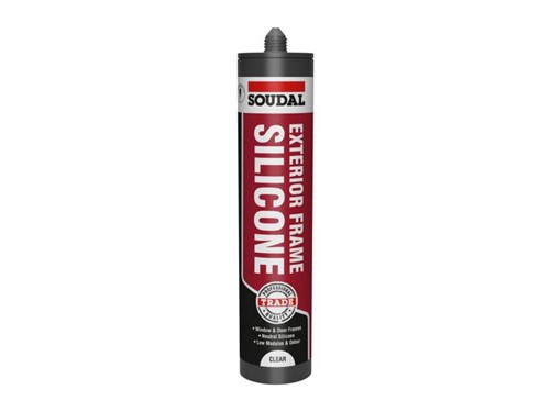 Soudal Trade Exterior Frame Silicone Clear 270ml