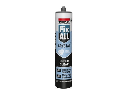 Soudal Fix All Crystal Clear Sealant & Adhesive 290ml