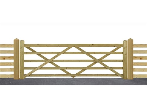 Charltons Gates Forester 5 Bar Field Gate 10ft