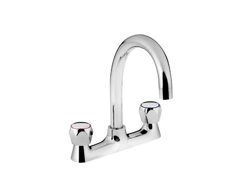 Bristan Club Deck Sink Mixer Tap Chrome