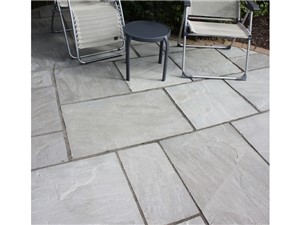 Global Stone Gardenstone Paving 4 Size Project Pack 19.52m2 - Pure Grey