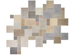 Global Stone Gardenstone Paving 4 Size Project Pack 19.52m2 - Raj Blend