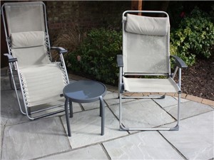 Global Stone Gardenstone Paving - Pure Grey - 290x600x18mm