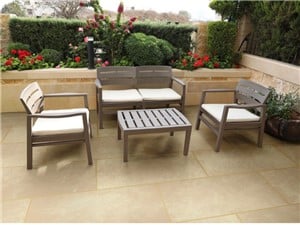Turnbull Monza Porcelain Paving - 600x900x20mm Pearl