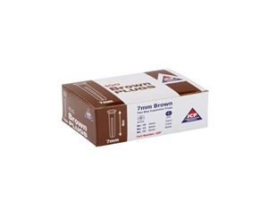 JCP Brown Wall Plugs - Box of 100