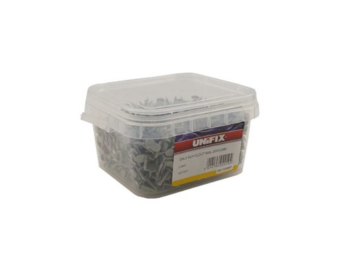 Unifix Galvanised ELH Clout Nails - 2.5kg Tub