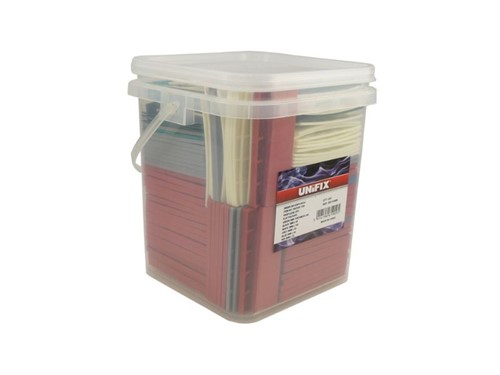Unifix Assorted Flat Packers 1-6mm - Tub of 400